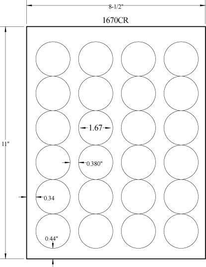 2 Round Label Template Blank 2 Round Label Template Blank