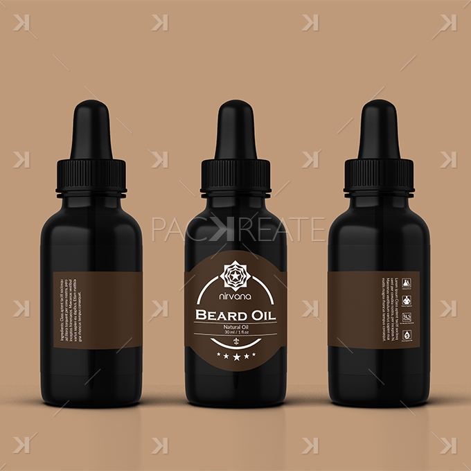 Packreate » Beard Oil Label Templates Packreate » Beard Oil Label Templates