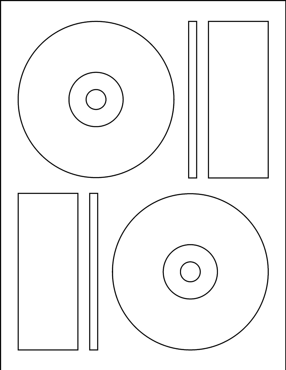 cd label template illustrator free download