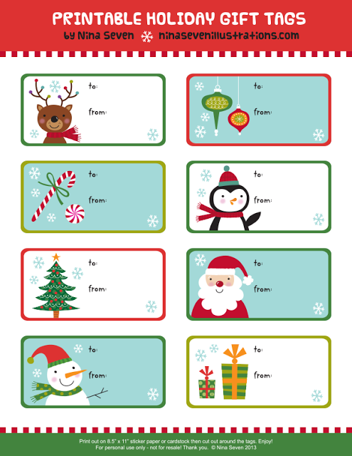 Christmas Label Printable – printable label templates