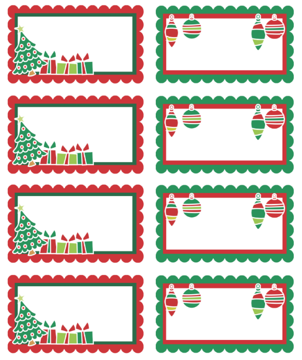 Christmas Label Printable – printable label templates