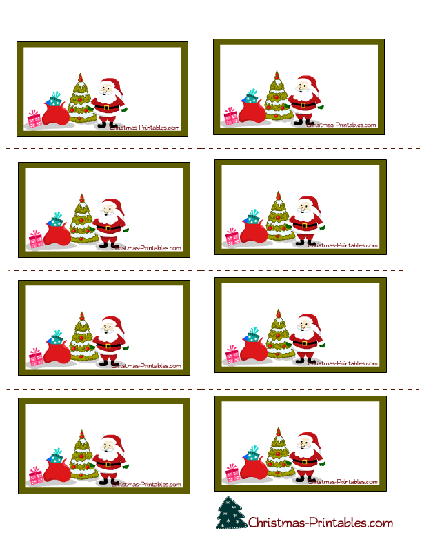 Christmas Label Printable Christmas Label Printable