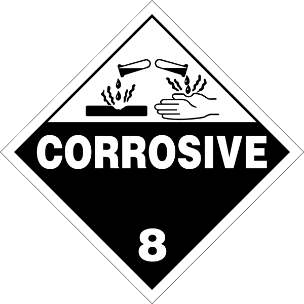 Corrosive Label Printable Corrosive Label Printable