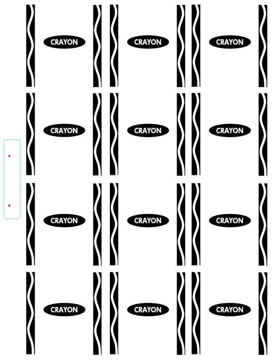 How to Make a Crayon Label Template How to Make a Crayon Label Template