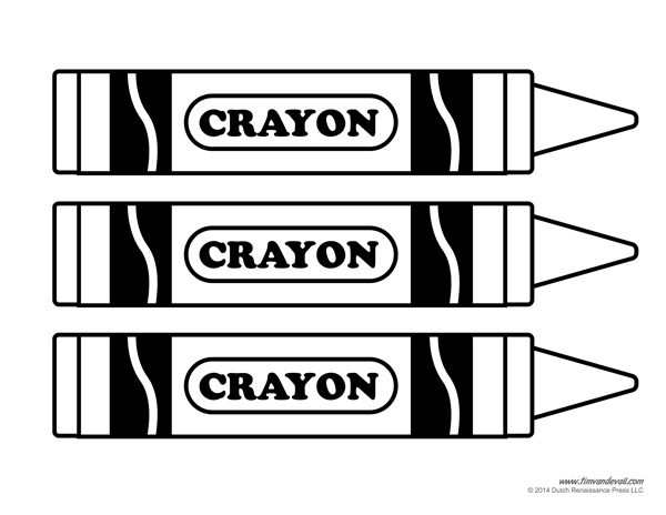Crayon Label Template costume pattern Crayon Label Template costume pattern
