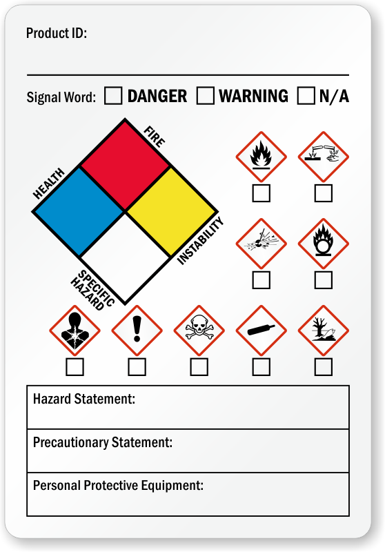 GHS Labels Secondary GHS Labels GHS Labels Secondary GHS Labels