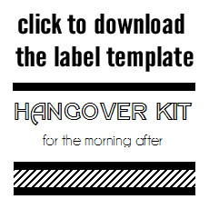hangover kit label Google Search | Wedding planning Ideas hangover kit label Google Search | Wedding planning Ideas
