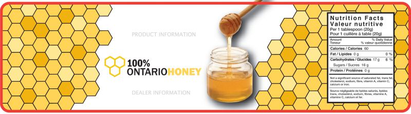 100% Honey Labels | Ontario Beekeepers' Association 100% Honey Labels | Ontario Beekeepers' Association
