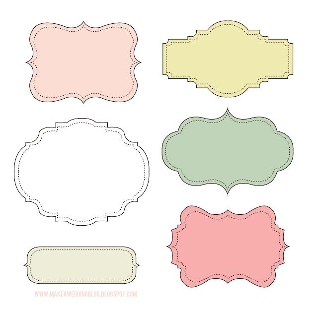 Printable Label Templates