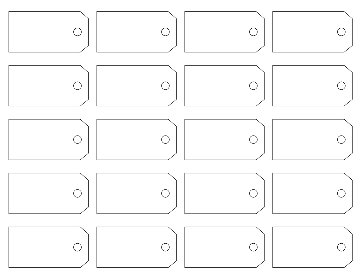Label Tag Template Label Tag Template
