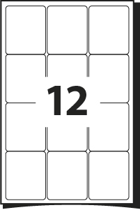 Free Label Template 12 Per Sheet Free Label Template 12 Per Sheet