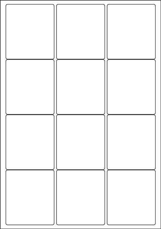White A4 Label Template 12 Per Sheet White A4 Label Template 12 Per Sheet