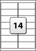 Printer Labels 14 Per A4 Sheet | Equivalent to Avery L7163 & J7163 Printer Labels 14 Per A4 Sheet | Equivalent to Avery L7163 & J7163