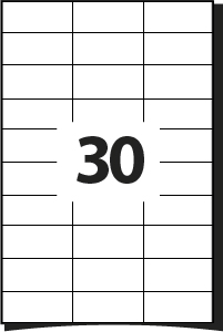 Download Label Template 30 Per Sheet Download Label Template 30 Per Sheet