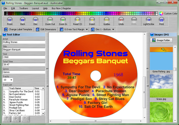 free cd dvd label maker software for mac