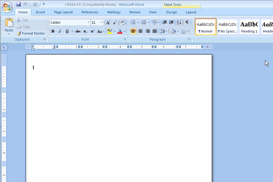 create a template in word 2010