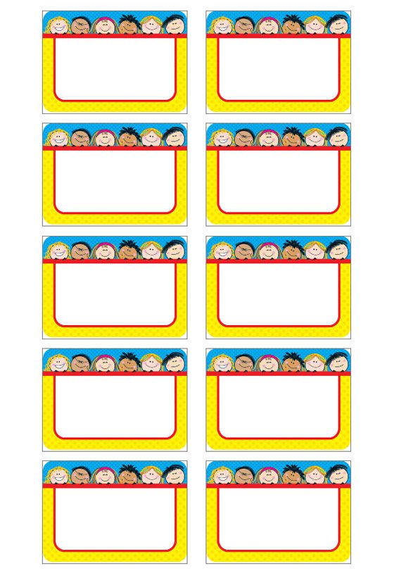 Printable Name Label Template Printable Name Label Template