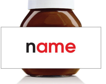 Nutella Label Template Printable Label Templates