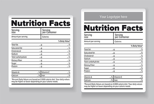 Nutrition Chart Template