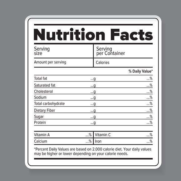 Nutrition Facts Table in HTML & CSS Nutrition Facts Table in HTML & CSS