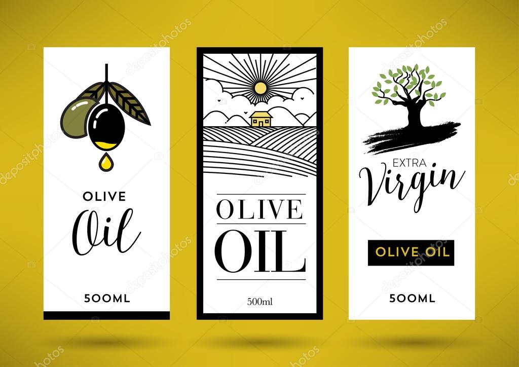 Olive Oil Label Template — Stock Vector © kursatunsal #99390054 Olive Oil Label Template — Stock Vector © kursatunsal #99390054