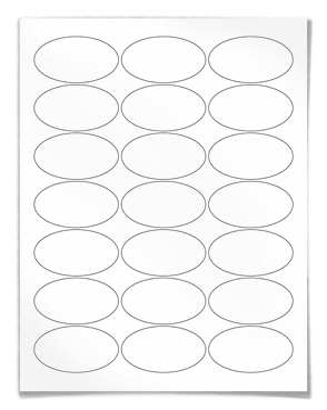 Blank Printable Oval Label Template Blank Printable Oval Label Template