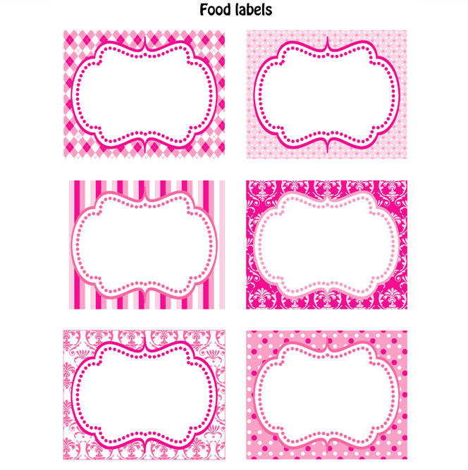 PREPPY COUTURE PRINTABLE FOOD LABELS PREPPY COUTURE PRINTABLE FOOD LABELS