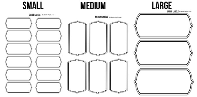 Free collection of free printable labels for mason jars. | Free Free collection of free printable labels for mason jars. | Free
