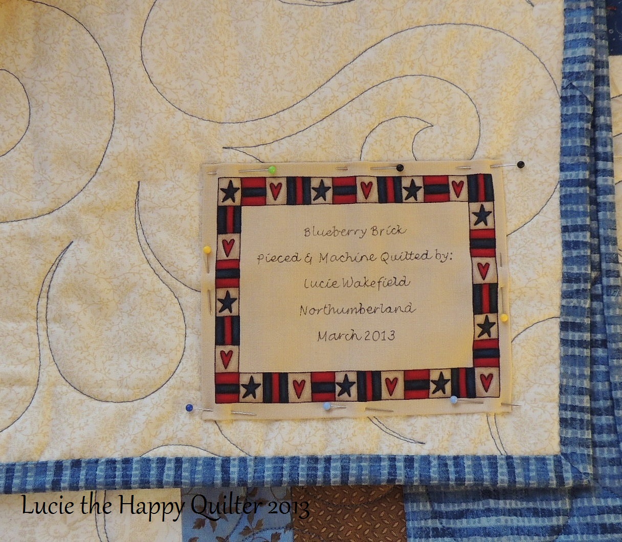 How to make Quilt Label YouTube How to make Quilt Label YouTube