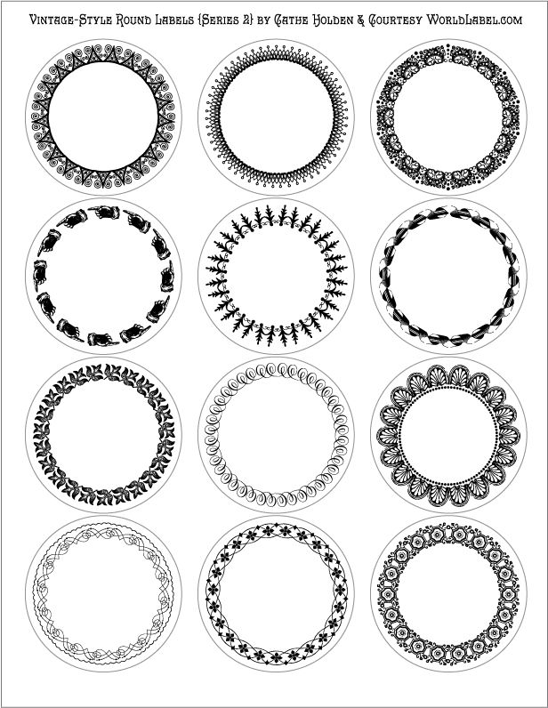 17 best Round Labels and Round Label Template Printables images on 17 best Round Labels and Round Label Template Printables images on