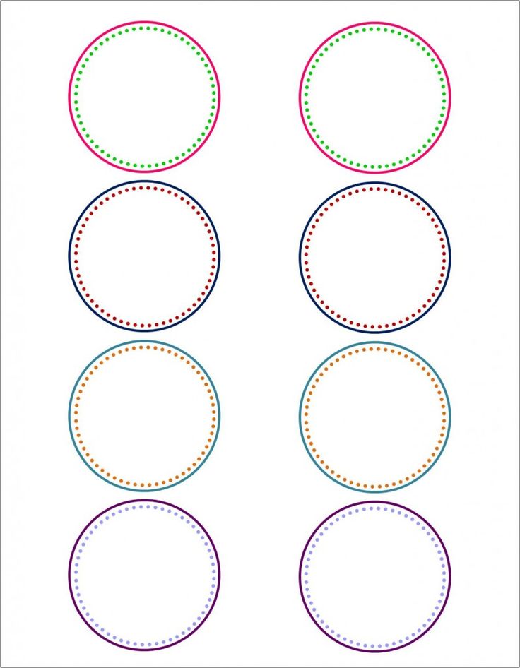 Download Round Label Template Download Round Label Template