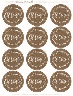 Rustic Label Template Rustic Label Template