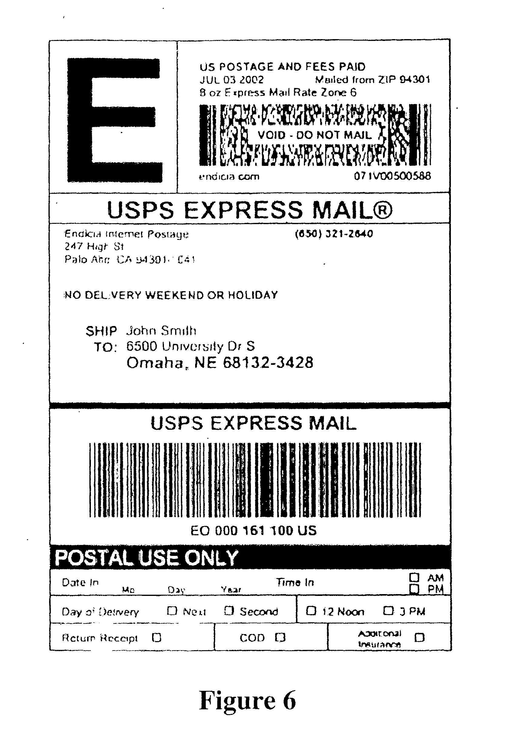 23 Usps Prepaid Shipping Label - Label Design Ideas 23 Intended For Package Shipping Label Template