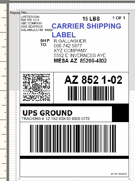 Shipping Label Template Templates for Microsoft® Word Shipping Label Template Templates for Microsoft® Word