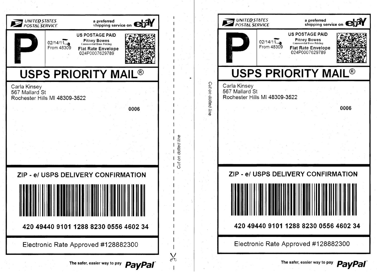 Usps Shipping Label Template | Template Design Usps Shipping Label Template | Template Design